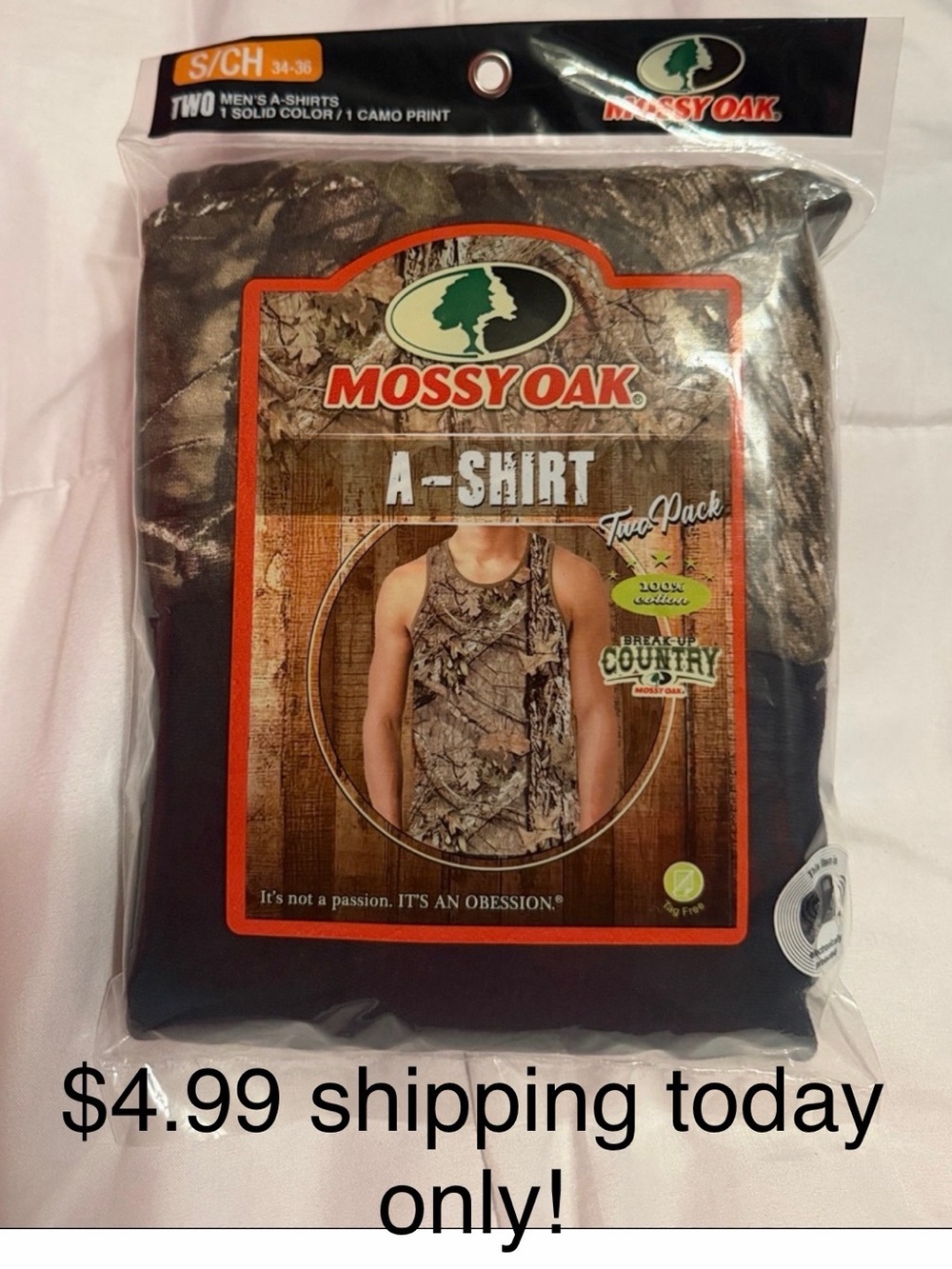 Mossy Oak Men’s Camo Tank Tops *NEW*